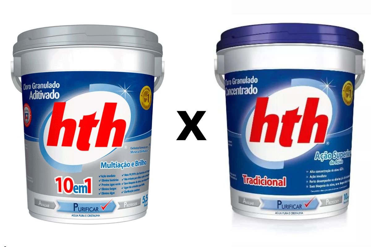 Cloro HTH 10x1 ou Tradicional