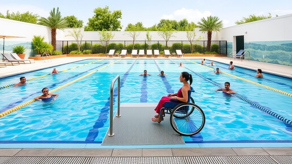 acessibilidade em piscinas importante