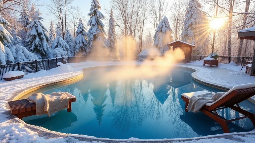 aquecimento de piscina inverno