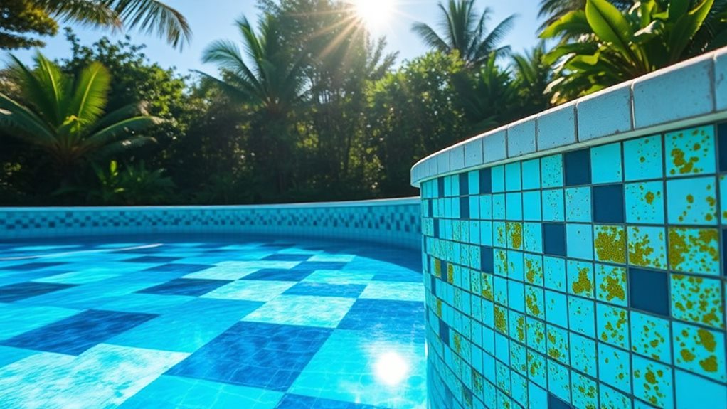 desbotamento de piscina explicado