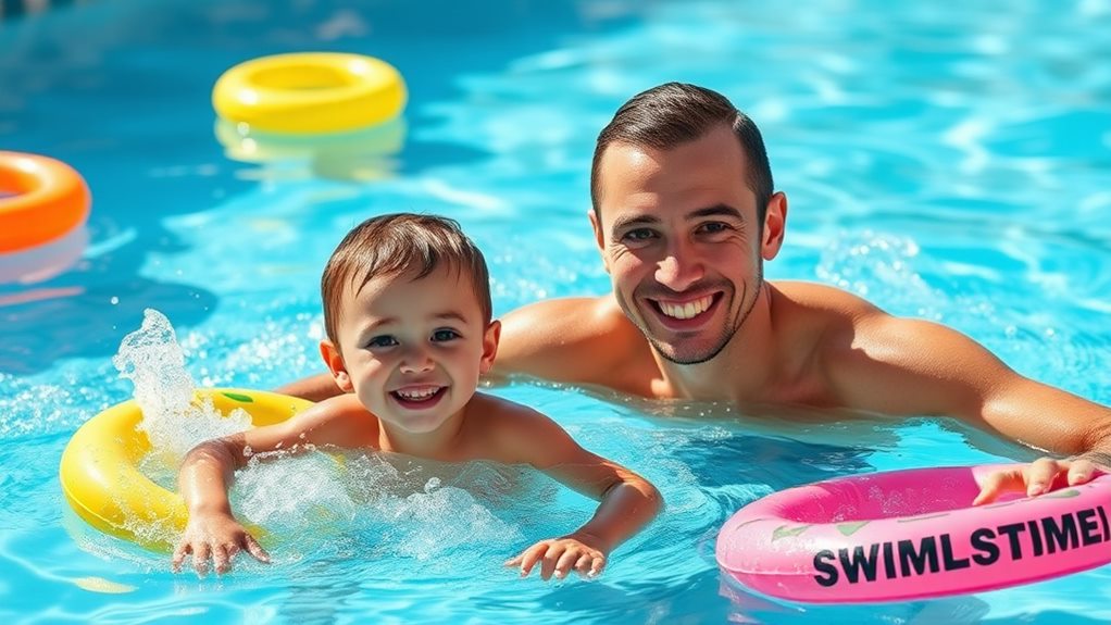 dicas para ensinar crianças a nadar