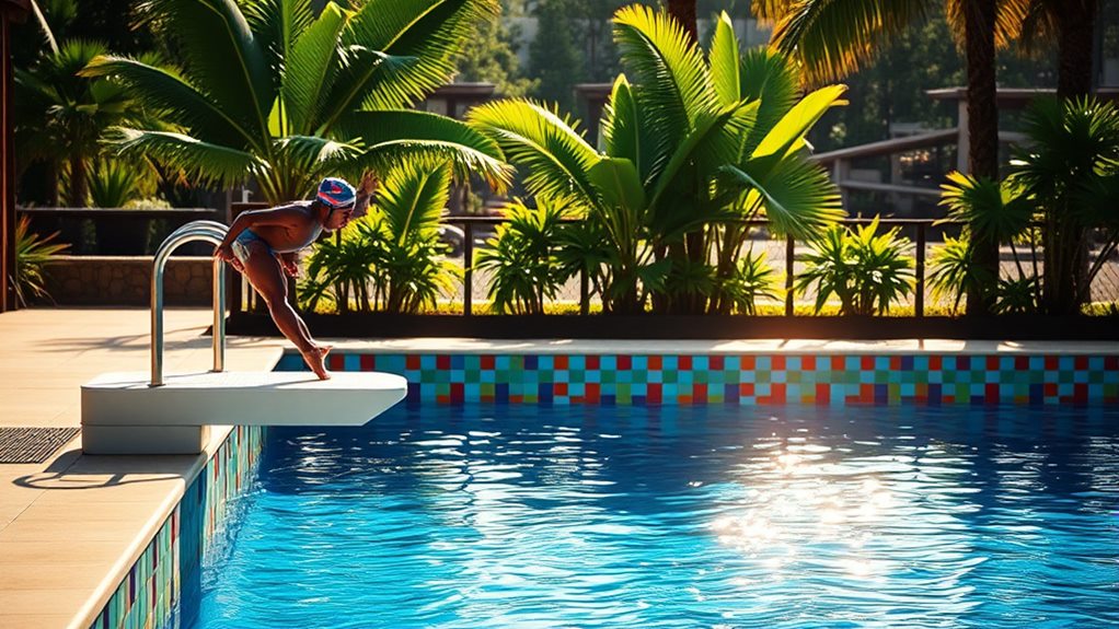 dicas para mergulho na piscina