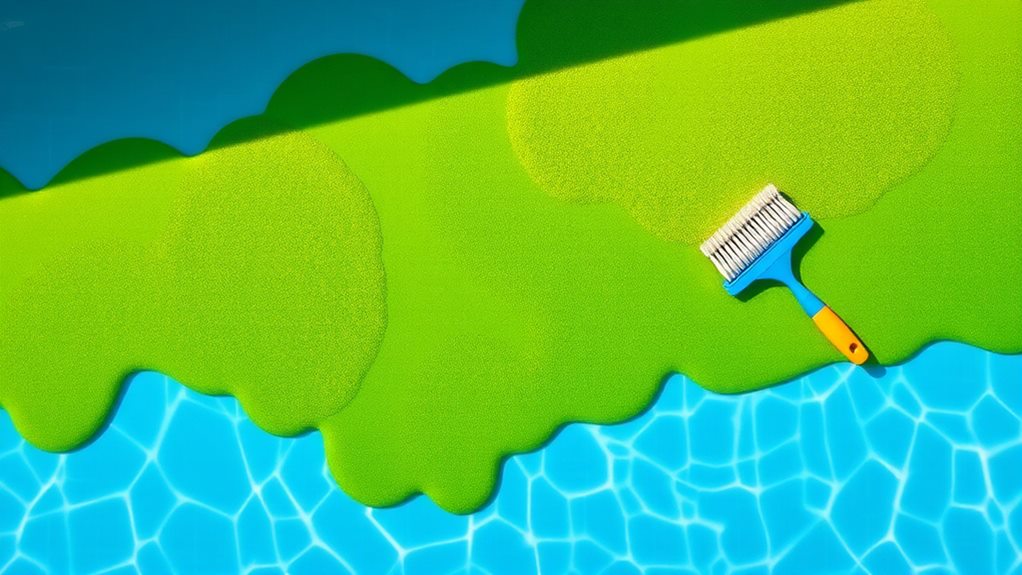 identificação e eliminação de algas em piscinas