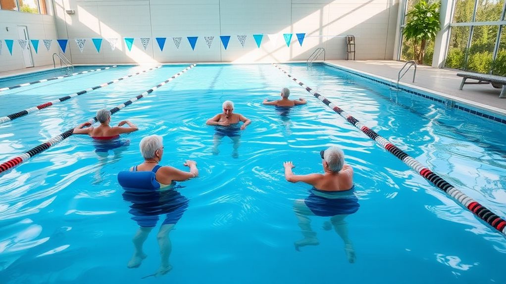 segurança de idosos em piscinas