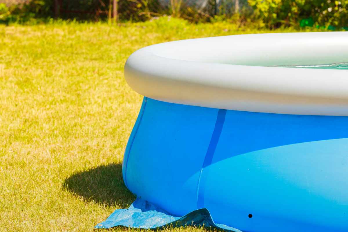 piscina de plástico
